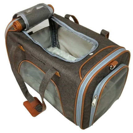 Mr. Peanut's Gold Series Standard Size Airline Compliant Expandable Pet Carrier