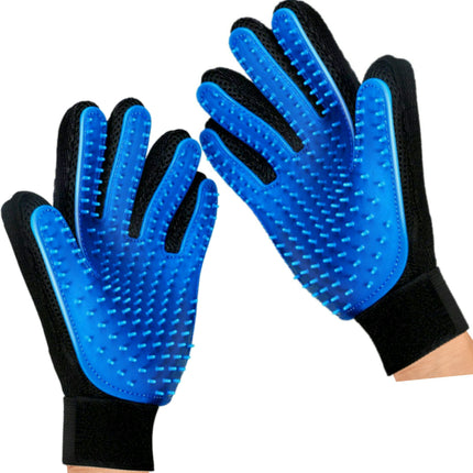 Mr. Peanut's 2 Pak HanD 259 Silicone Pins Pet Grooming Gloves