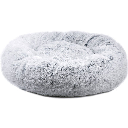 Mr. Peanut's 28" OrthoPlush® Pet Bed - Snowflake White Two Tone