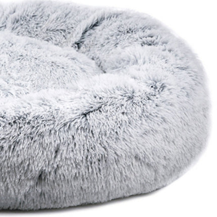 Mr. Peanut's 28" OrthoPlush® Pet Bed - Snowflake White Two Tone
