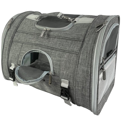 Mr. Peanut's Monterey Series Airline Compliant Horizontal Backpack Pet Carrier