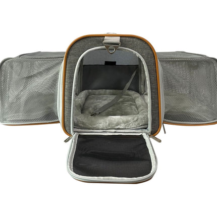 Mr. Peanut's Platinum Series Double Expandable Pet Carrier