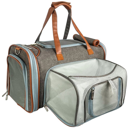 Mr. Peanut's Gold Series Standard Size Airline Compliant Expandable Pet Carrier