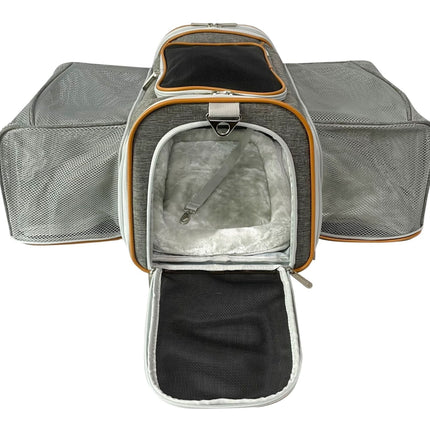 Mr. Peanut's Platinum Series Double Expandable Pet Carrier