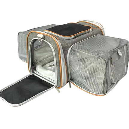 Mr. Peanut's Platinum Series Double Expandable Pet Carrier