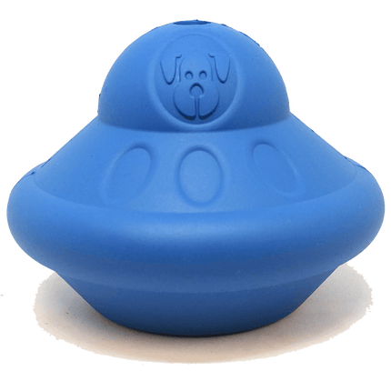 Flying Saucer eDispenser Durable Rubber Chew Toy & Treat Dispenser