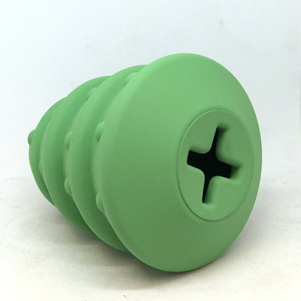 Christmas Tree eDispenser Durable Rubber Chew Toy & Treat Dispenser