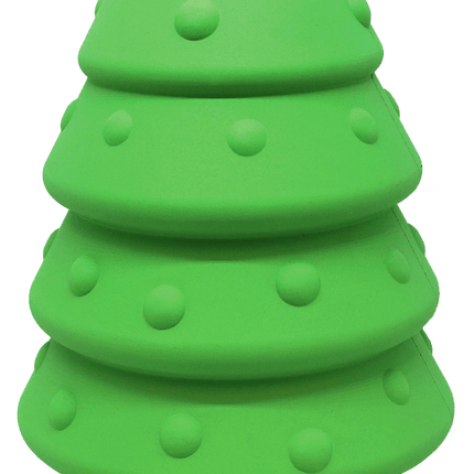 Christmas Tree eDispenser Durable Rubber Chew Toy & Treat Dispenser