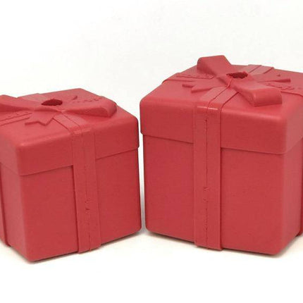 Gift Box eDispenser Durable Rubber Chew Toy & Treat Dispenser