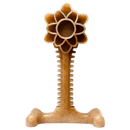 Honey Bone Dental Flower Tower eChew Ultra Durable Nylon Dog Chew Toy - XL