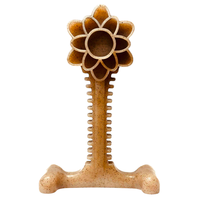 Honey Bone Dental Flower Tower eChew Ultra Durable Nylon Dog Chew Toy - XL